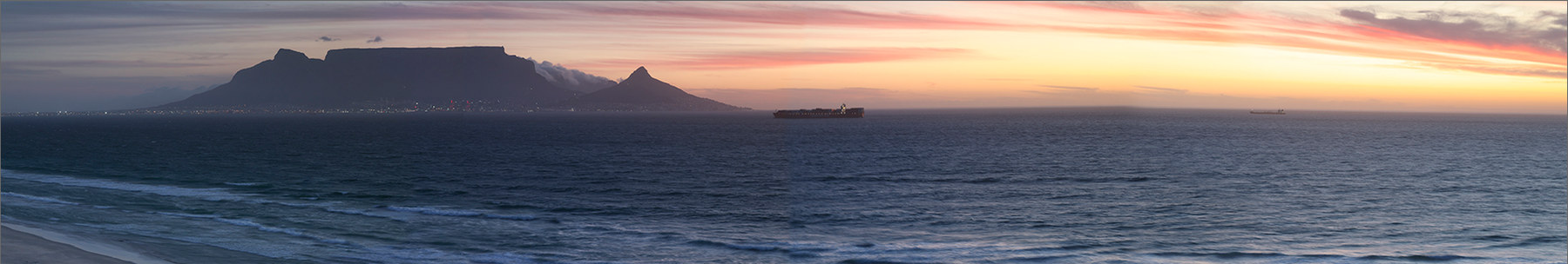 Silhouette of the Cape, photographed by Mia Joubert