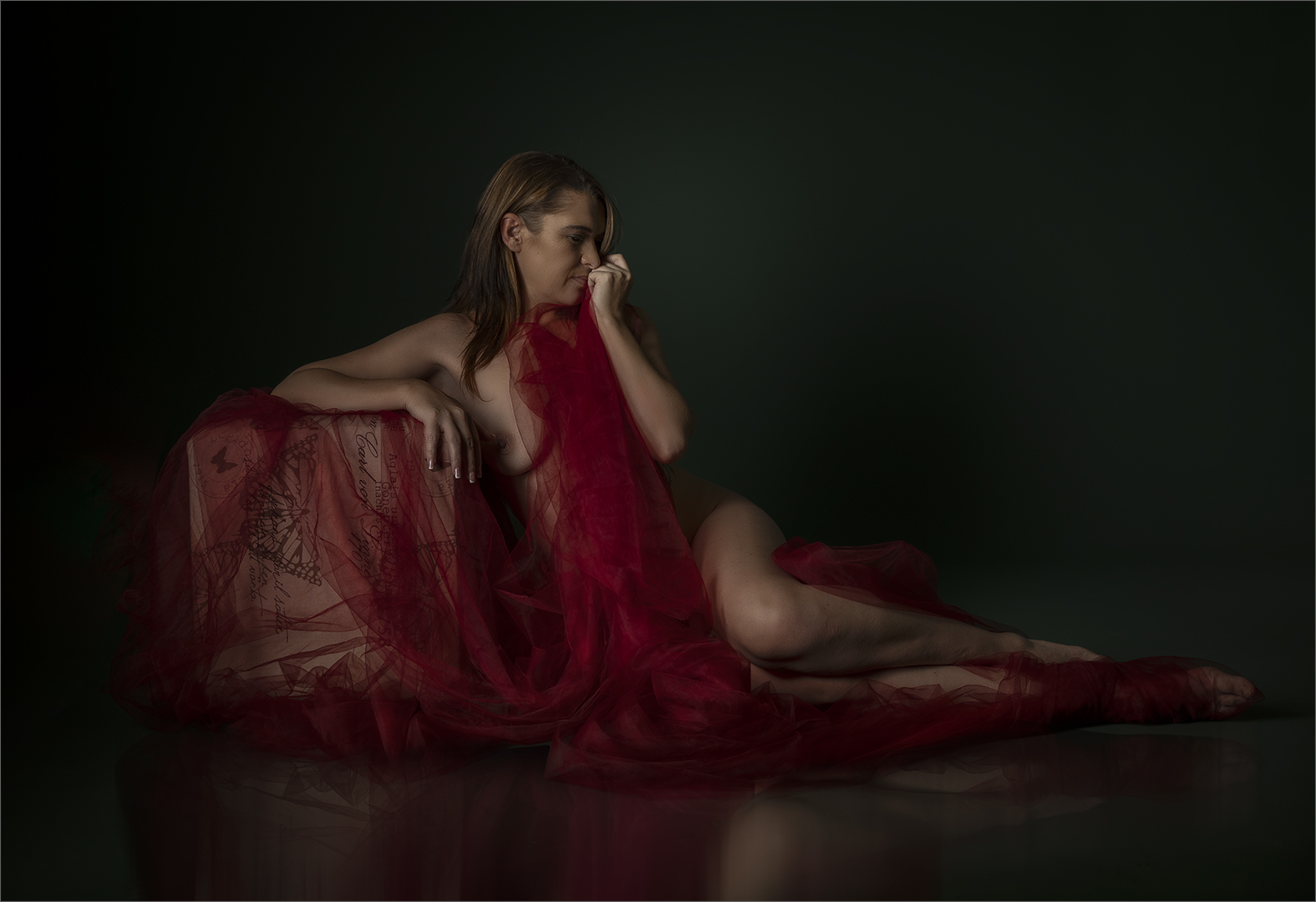 Crimson Contemplation, photographed by Mia Joubert